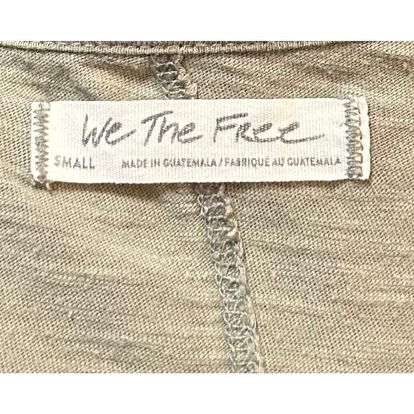 Free People You Rock Tee in Washed Army Green Size S - Picture 12 of 13